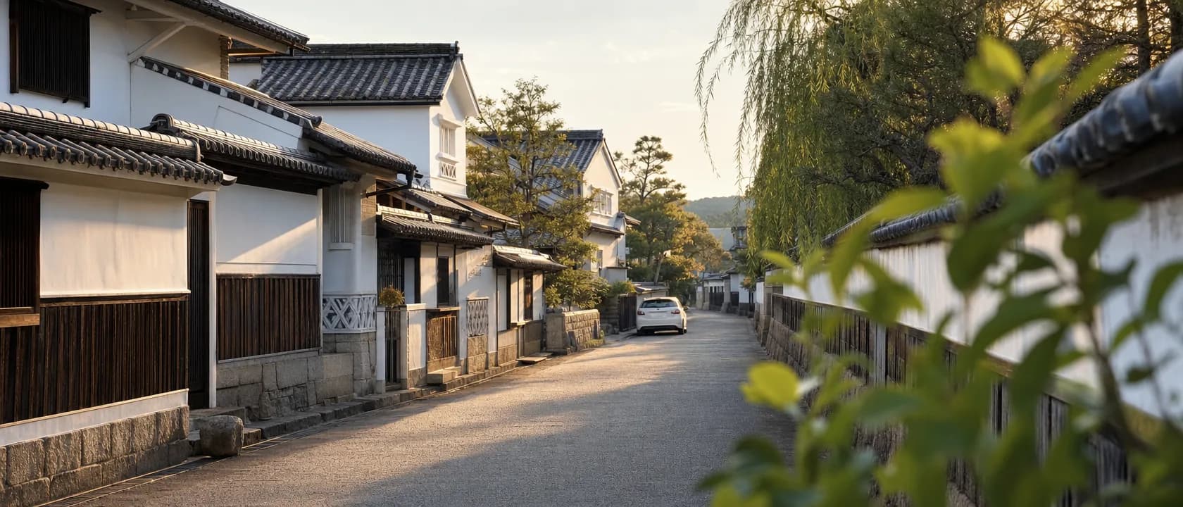 倉敷市玉島の街並み
